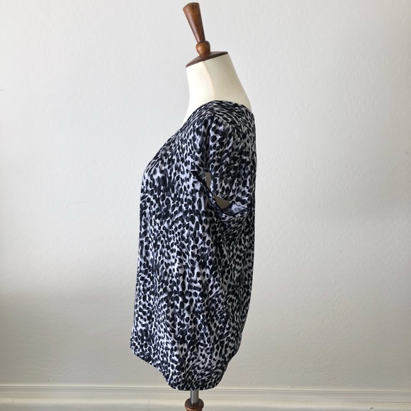 Michael Kors Leopard Print Top - Picture 2 of 5